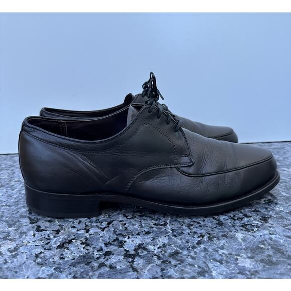 Vintage Hanover Leather Cushioned Dress Shoes Brown Men's Size 11